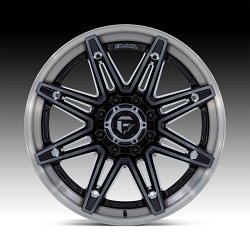 Fuel Brawl FC401BT Brushed Black Custom Truck Wheels 3